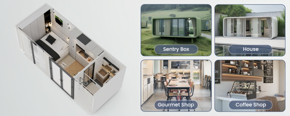 prefab apple cabin manufacturer