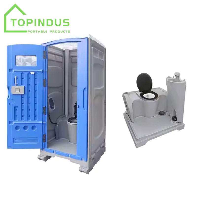 TOPINDUS' Portable Mobile Toilet: High Quality HDPE Material and Rotational Molding Durability
