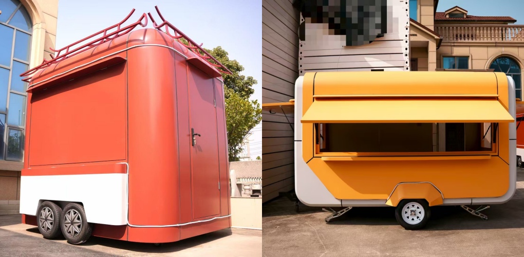 Custom Steel Structure Mobile Food Trailer