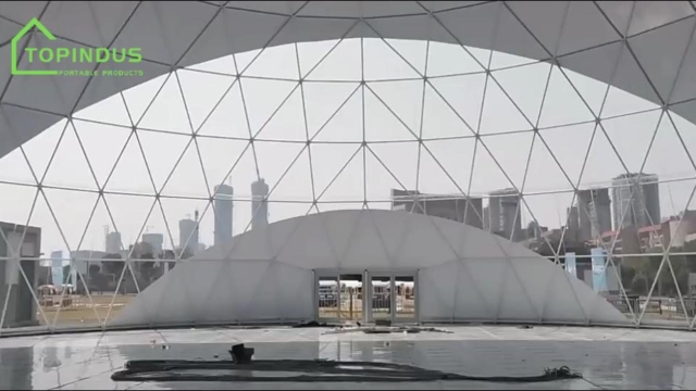 Meneroka Kelebihan Khemah Kubah Keluli Besar untuk Ruang Luar Moden