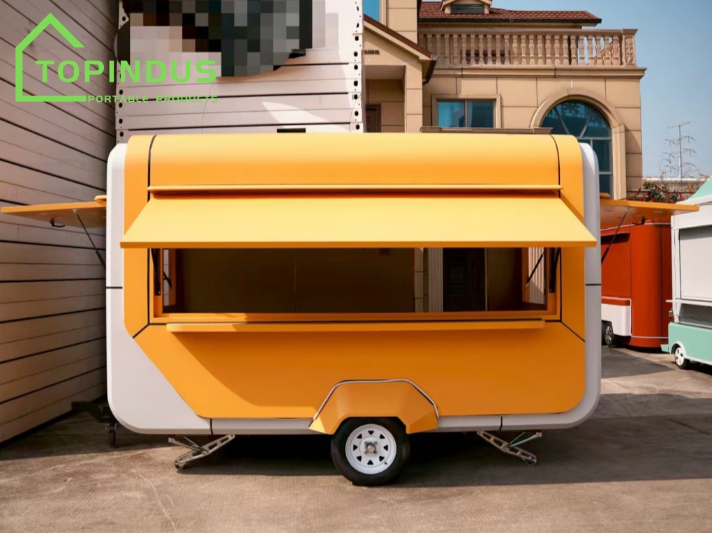 Treler Makanan Kuning Tersuai untuk Pelanggan Kami di Ghana